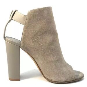 Vince Addison Peep Toe Heels Woodsmoke Tan